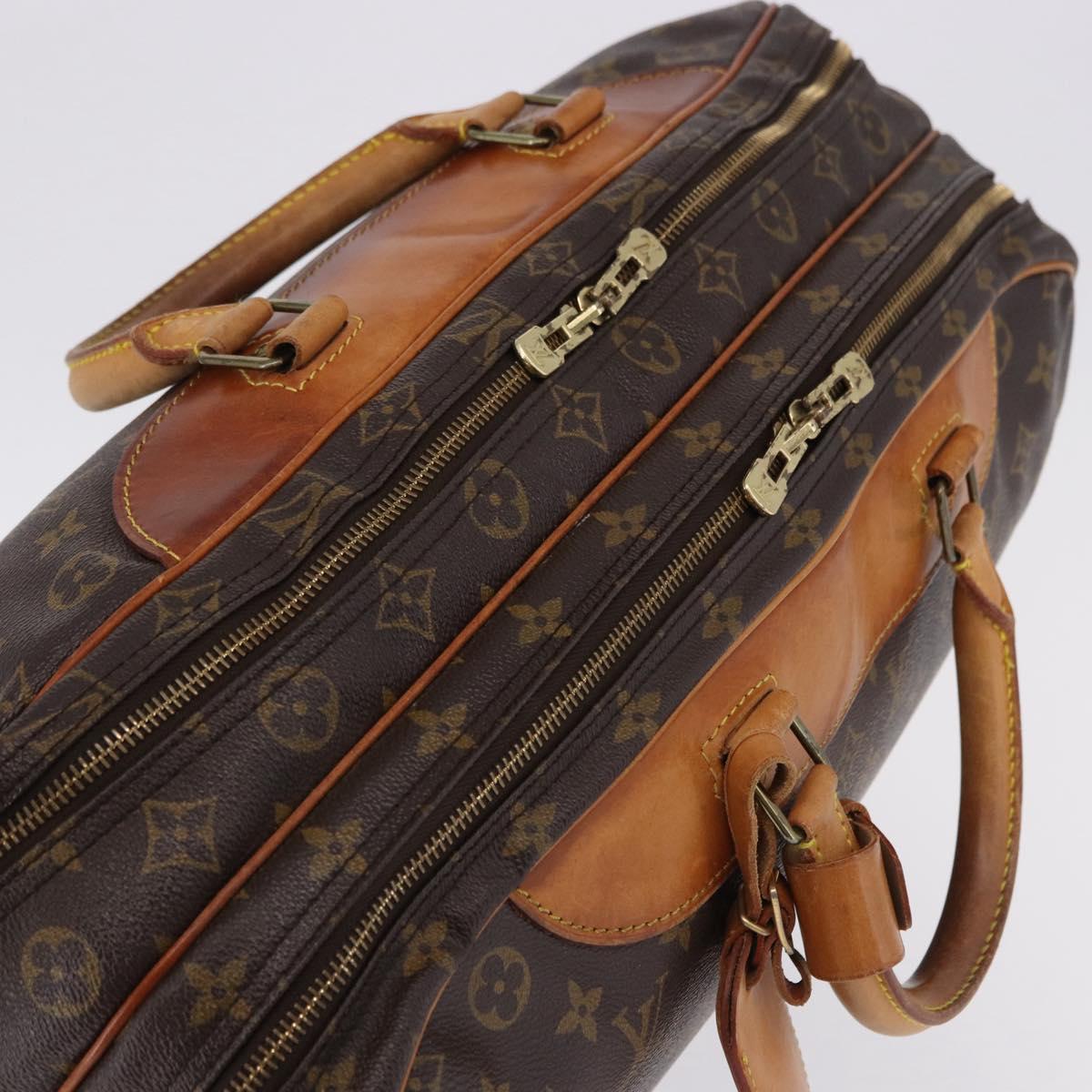LOUIS VUITTON Monogram Alize de Poche Boston Bag 2way M41392 LV Auth 194574