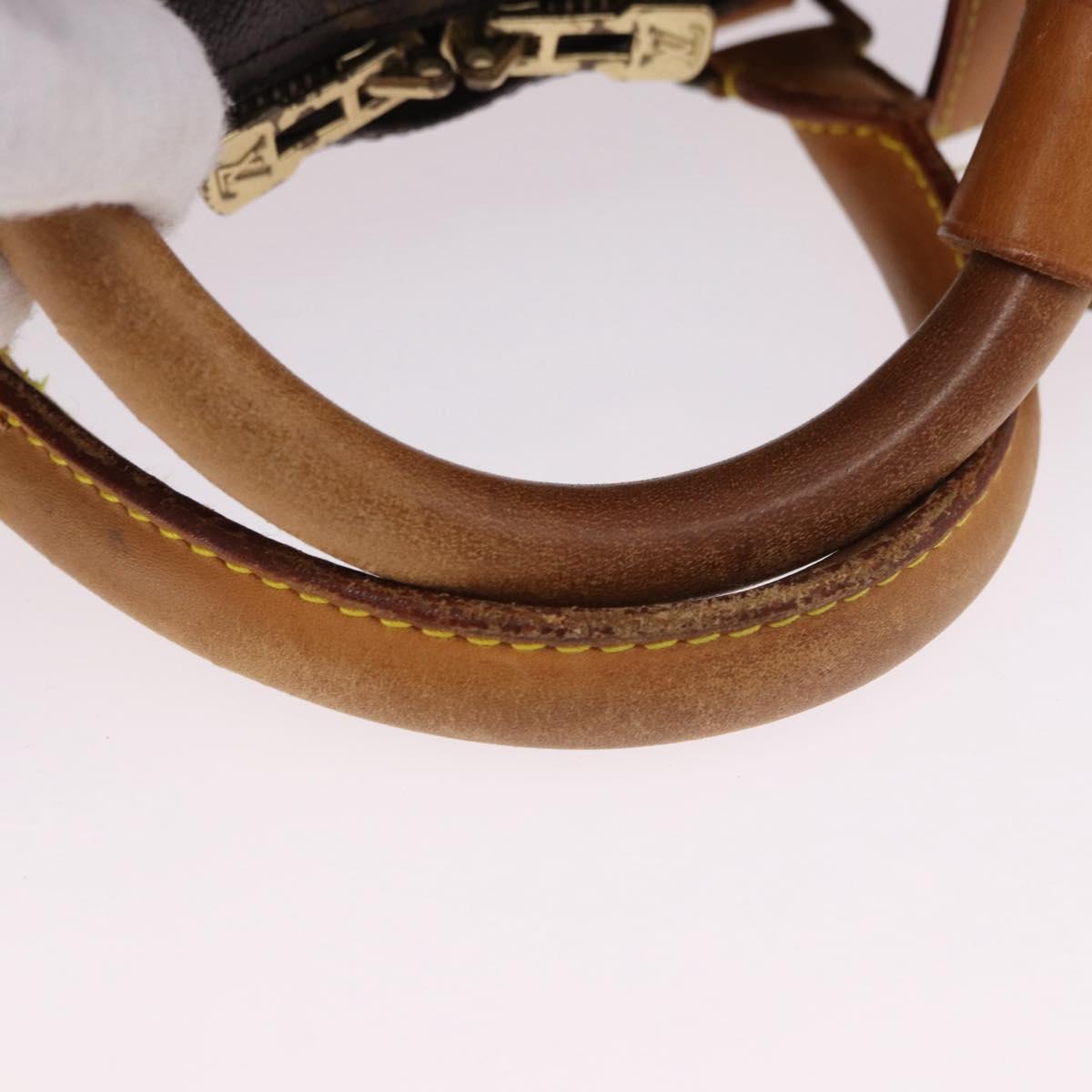 LOUIS VUITTON Monogram Alize de Poche Boston Bag 2way M41392 LV Auth 194574