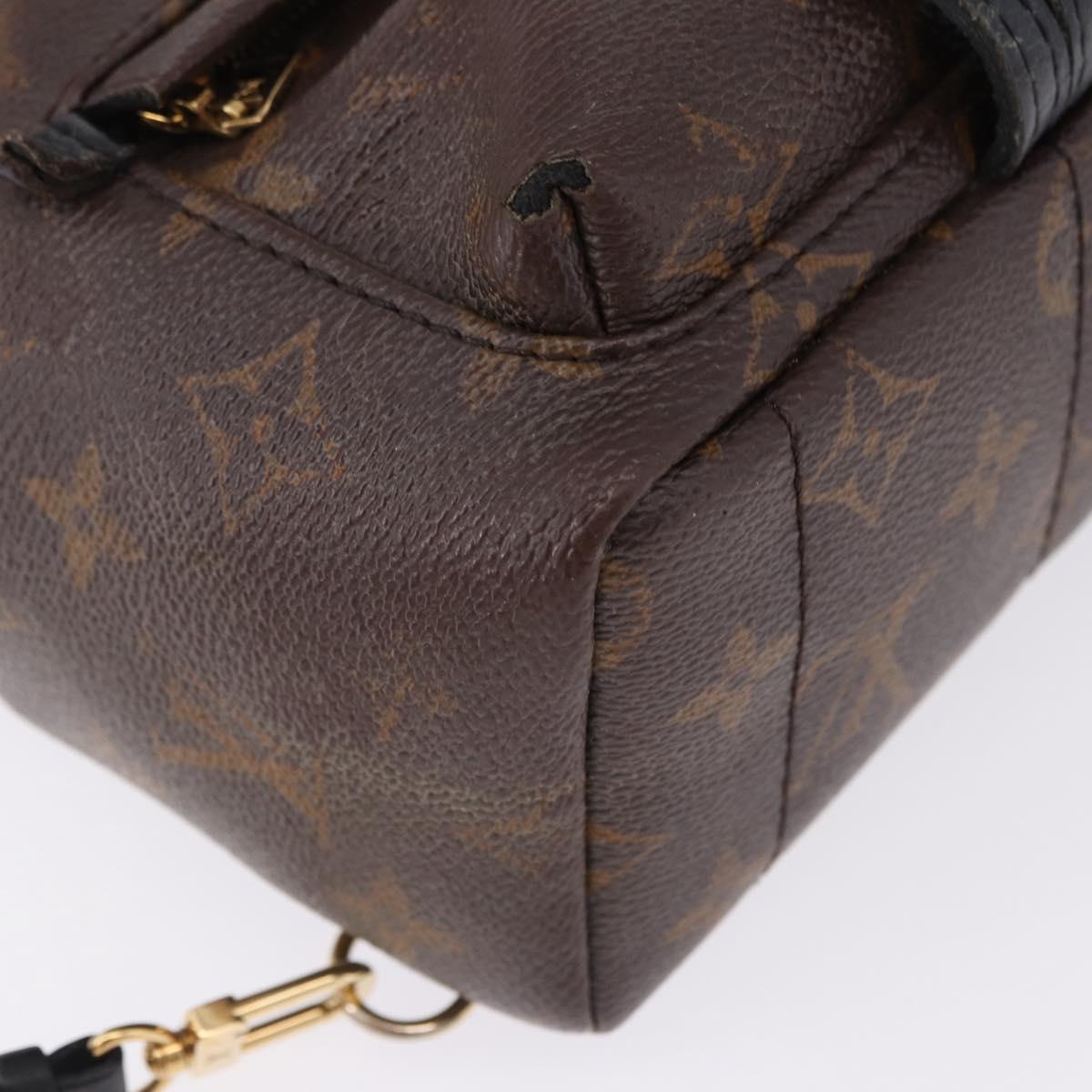 LOUIS VUITTON Monogram Palm Springs MINI Backpack M44873 LV Auth 194582