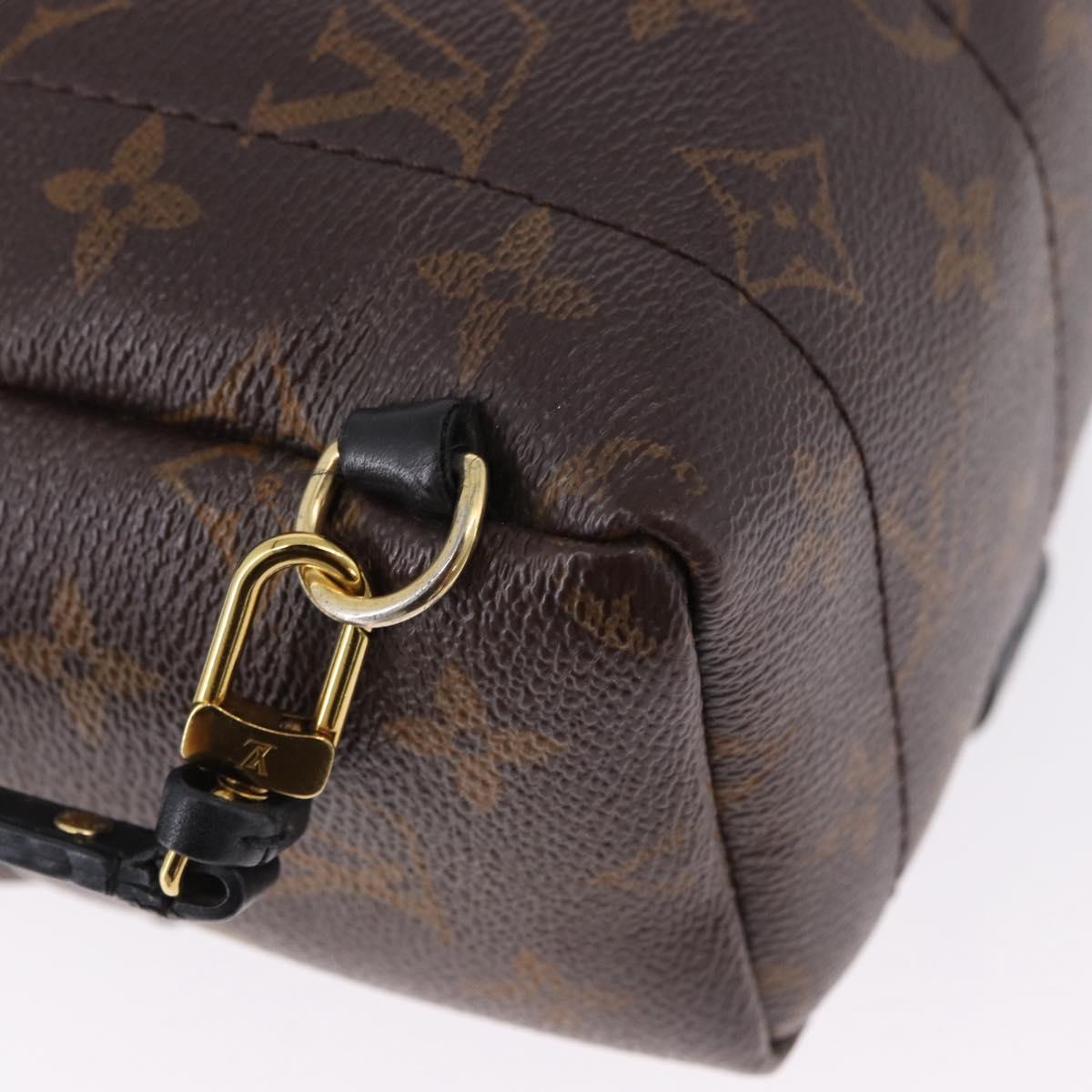 LOUIS VUITTON Monogram Palm Springs MINI Backpack M44873 LV Auth 194582