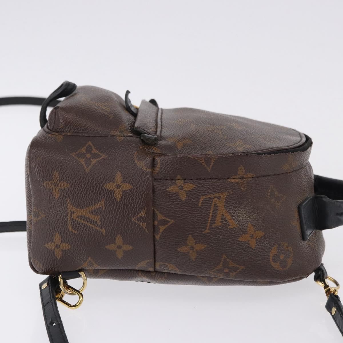 LOUIS VUITTON Monogram Palm Springs MINI Backpack M44873 LV Auth 194582