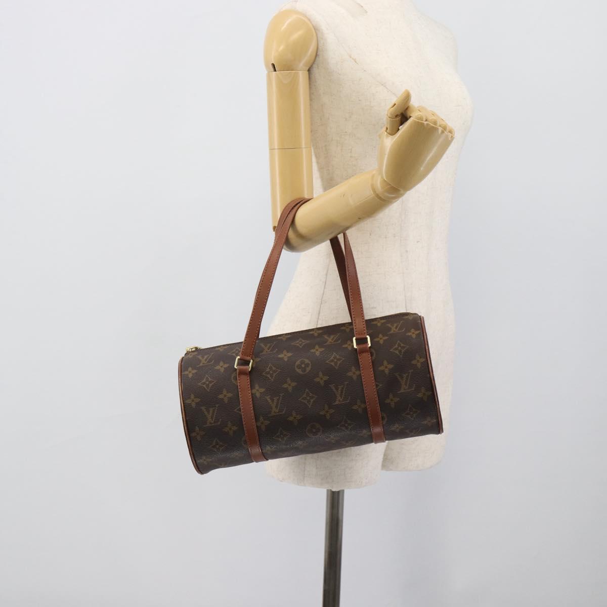 LOUIS VUITTON Monogram Papillon 30 Hand Bag M51365 LV Auth 194583A