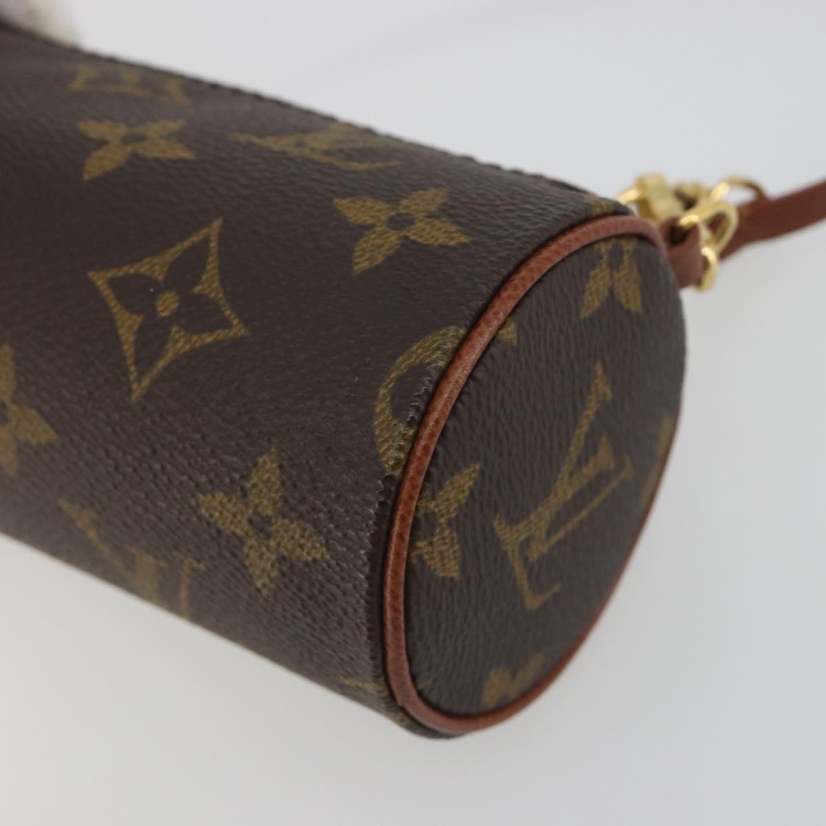 LOUIS VUITTON Monogram Papillon Pouch LV Auth 194584