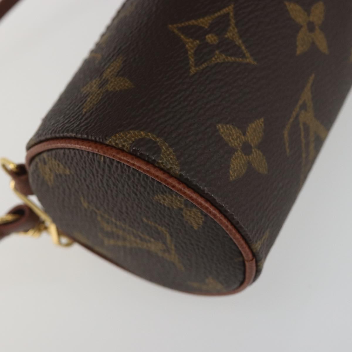 LOUIS VUITTON Monogram Papillon Pouch LV Auth 194584