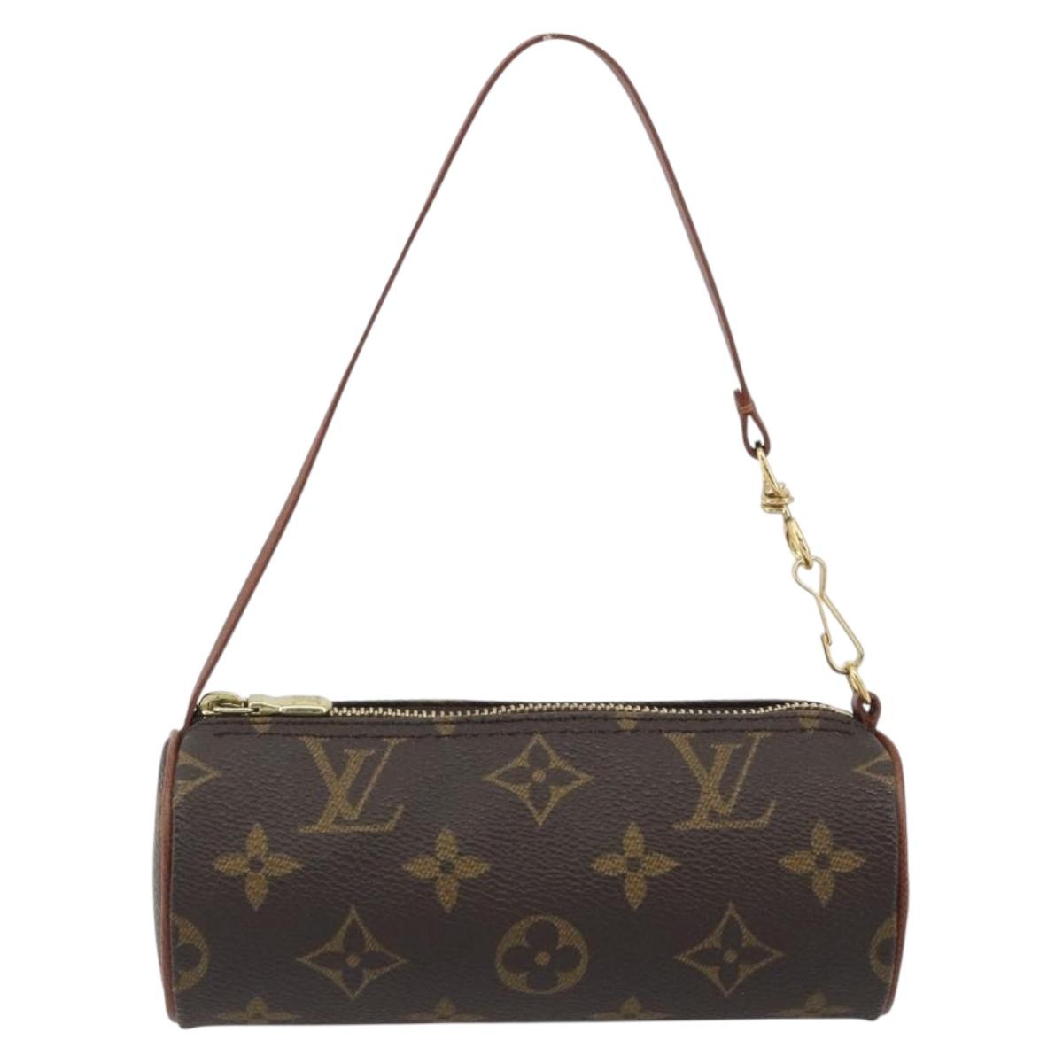 LOUIS VUITTON Monogram Papillon Pouch LV Auth 194584