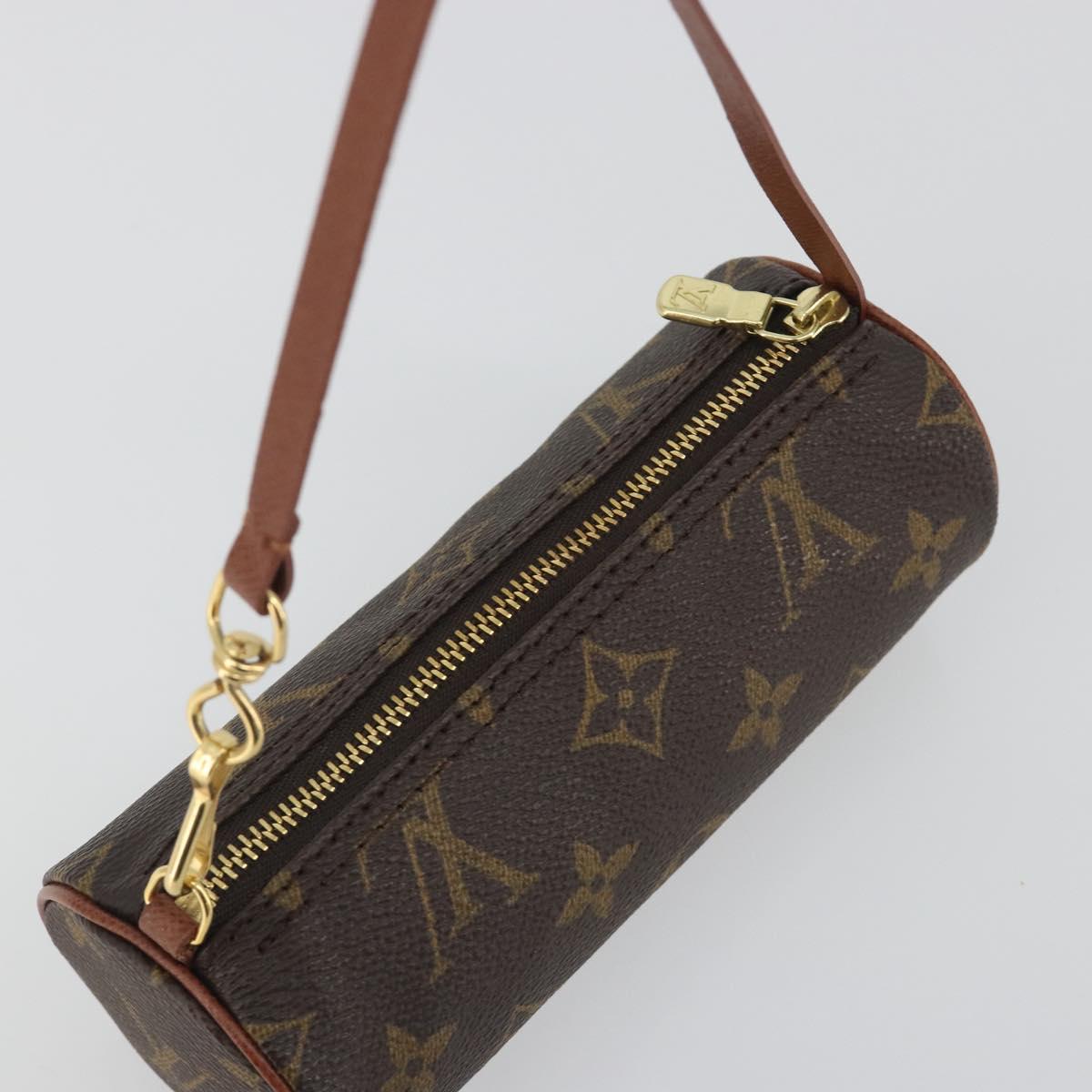 LOUIS VUITTON Monogram Papillon Pouch LV Auth 194584