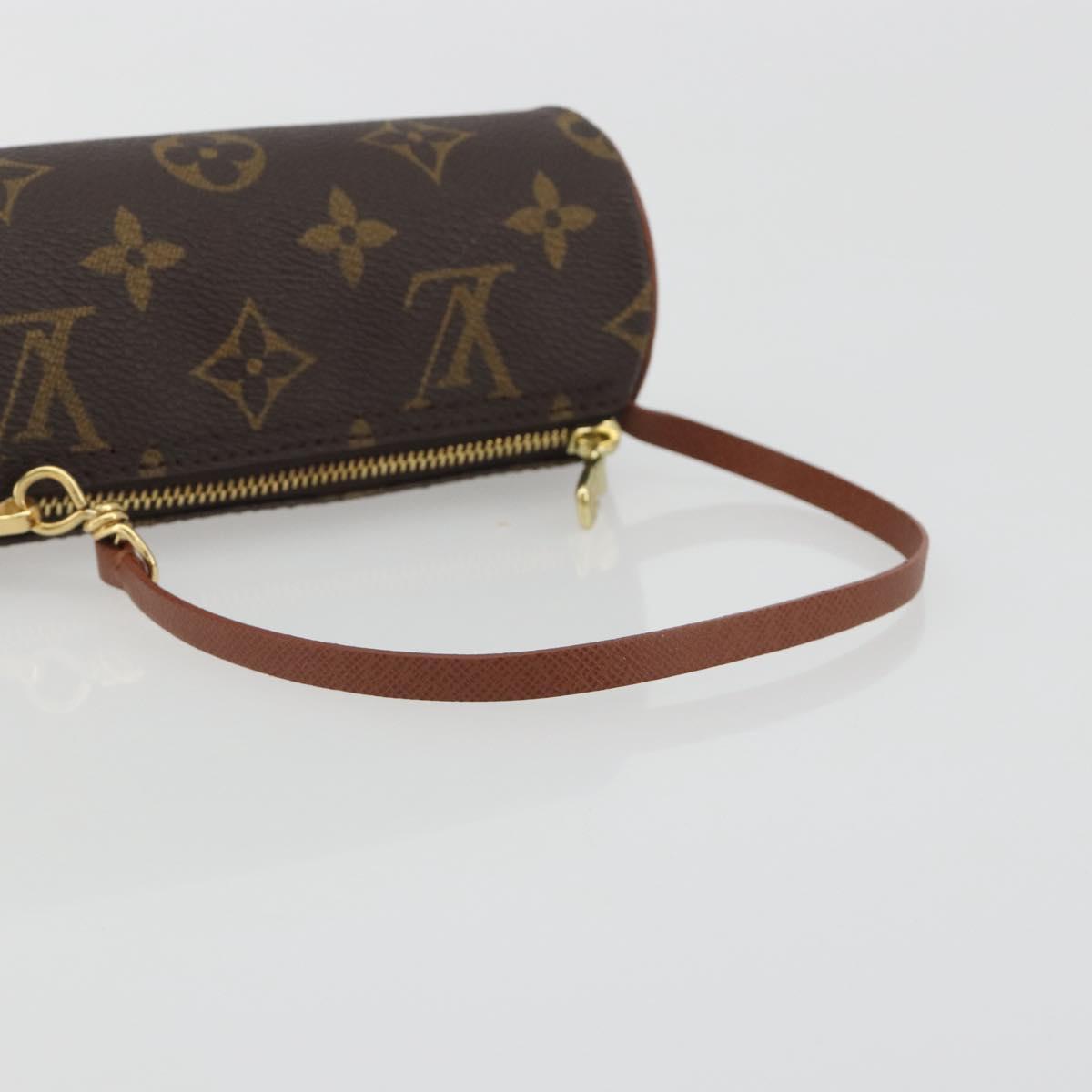 LOUIS VUITTON Monogram Papillon Pouch LV Auth 194584
