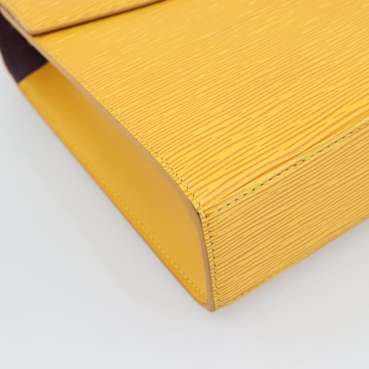 LOUIS VUITTON Epi Malesherbes Bag Tassili Yellow Jonne M52379 LV Auth 194586A
