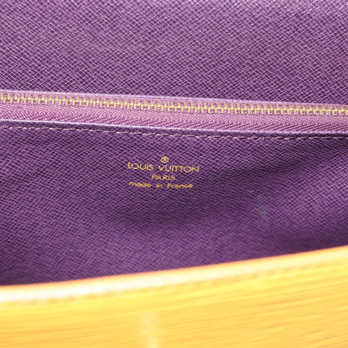 LOUIS VUITTON Epi Malesherbes Bag Tassili Yellow Jonne M52379 LV Auth 194586A