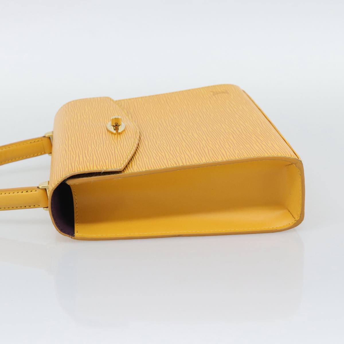 LOUIS VUITTON Epi Malesherbes Bag Tassili Yellow Jonne M52379 LV Auth 194586A