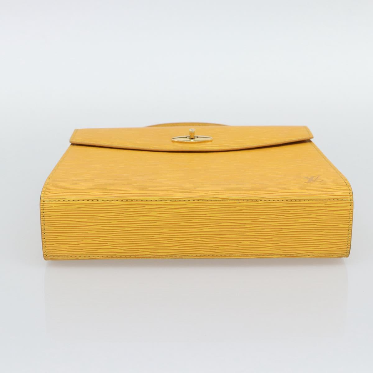 LOUIS VUITTON Epi Malesherbes Bag Tassili Yellow Jonne M52379 LV Auth 194586A