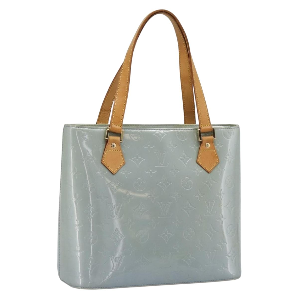 LOUIS VUITTON Monogram Vernis Houston Hand Bag Lavande M91218 LV Auth 194588