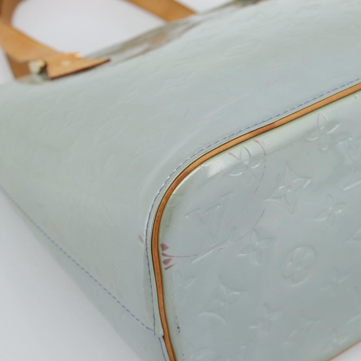 LOUIS VUITTON Monogram Vernis Houston Hand Bag Lavande M91218 LV Auth 194588
