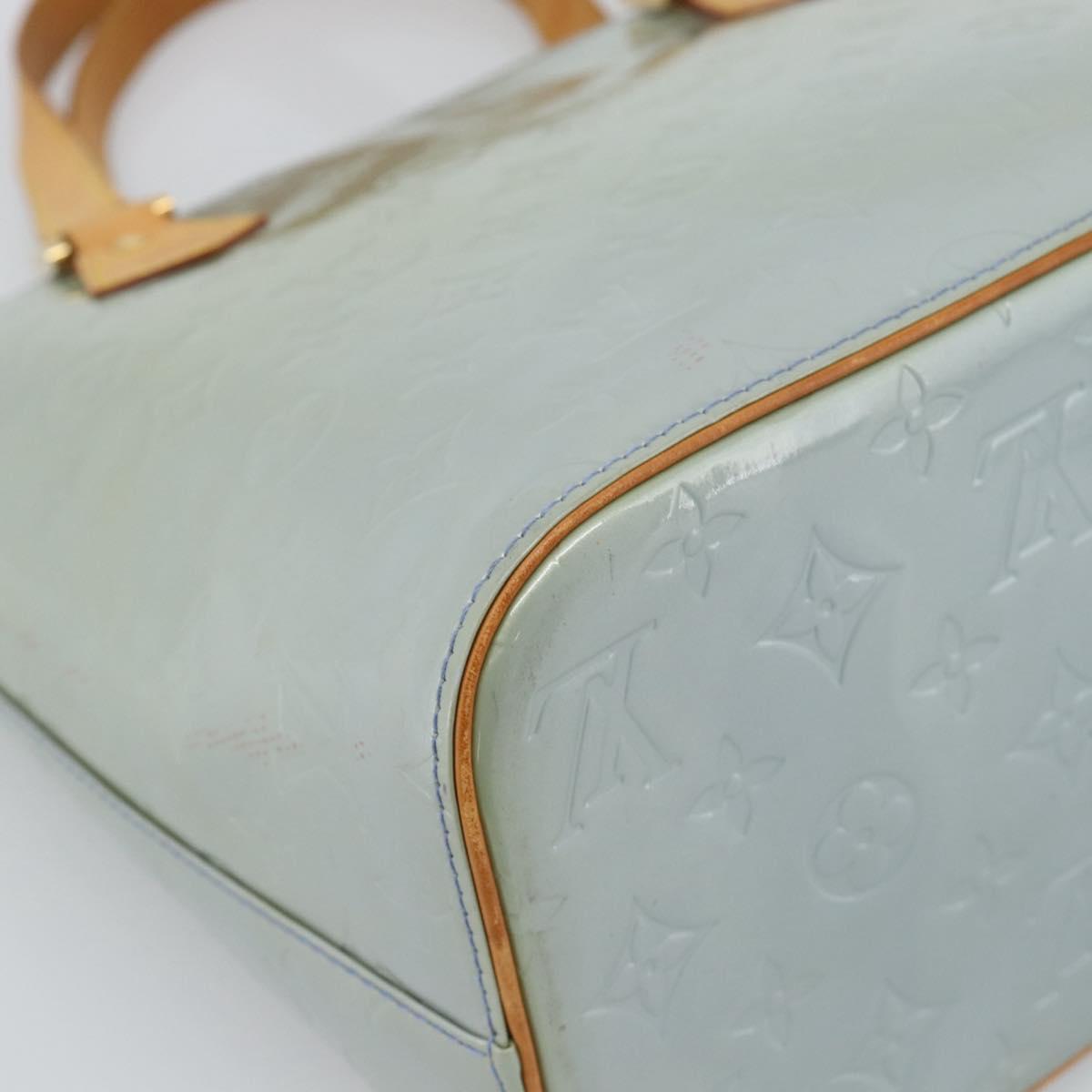 LOUIS VUITTON Monogram Vernis Houston Hand Bag Lavande M91218 LV Auth 194588