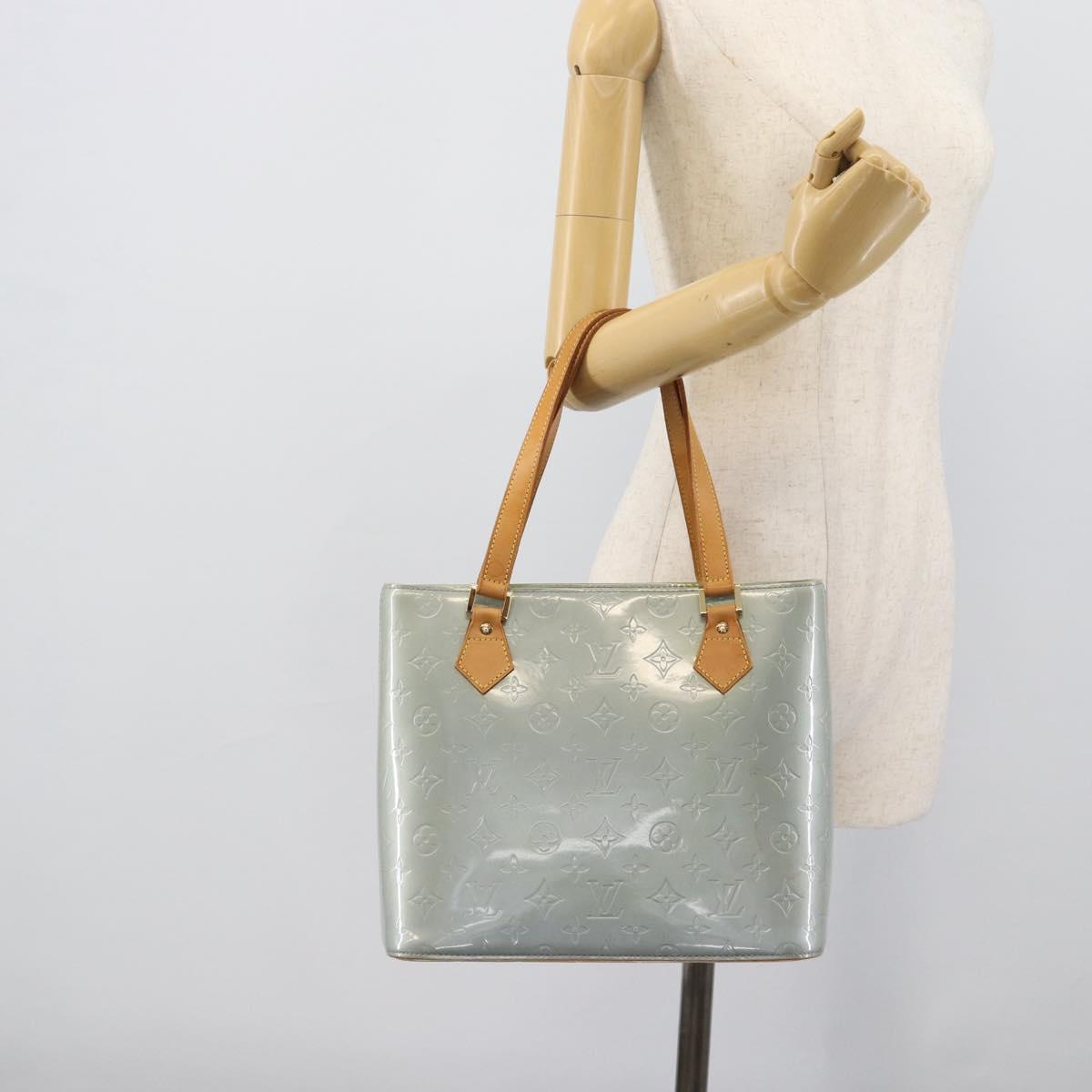 LOUIS VUITTON Monogram Vernis Houston Hand Bag Lavande M91218 LV Auth 194588