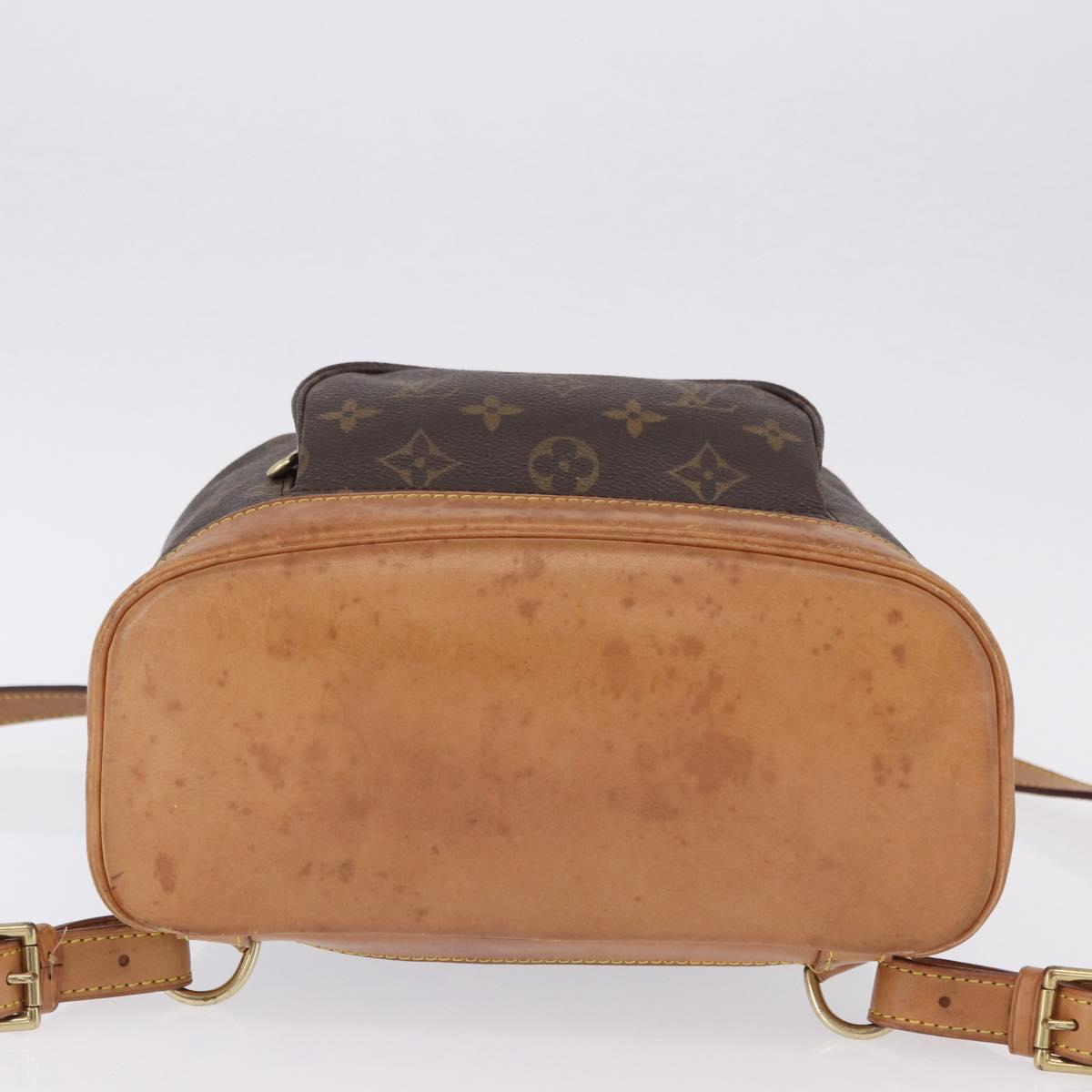 LOUIS VUITTON Monogram Montsouris MM Backpack M51136 LV Auth 194591