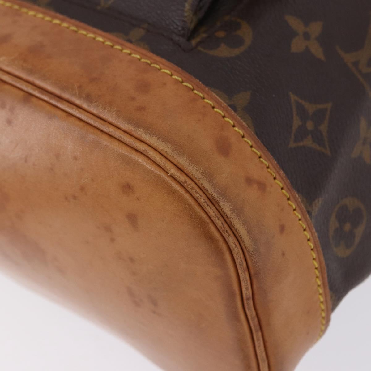 LOUIS VUITTON Monogram Montsouris MM Backpack M51136 LV Auth 194591