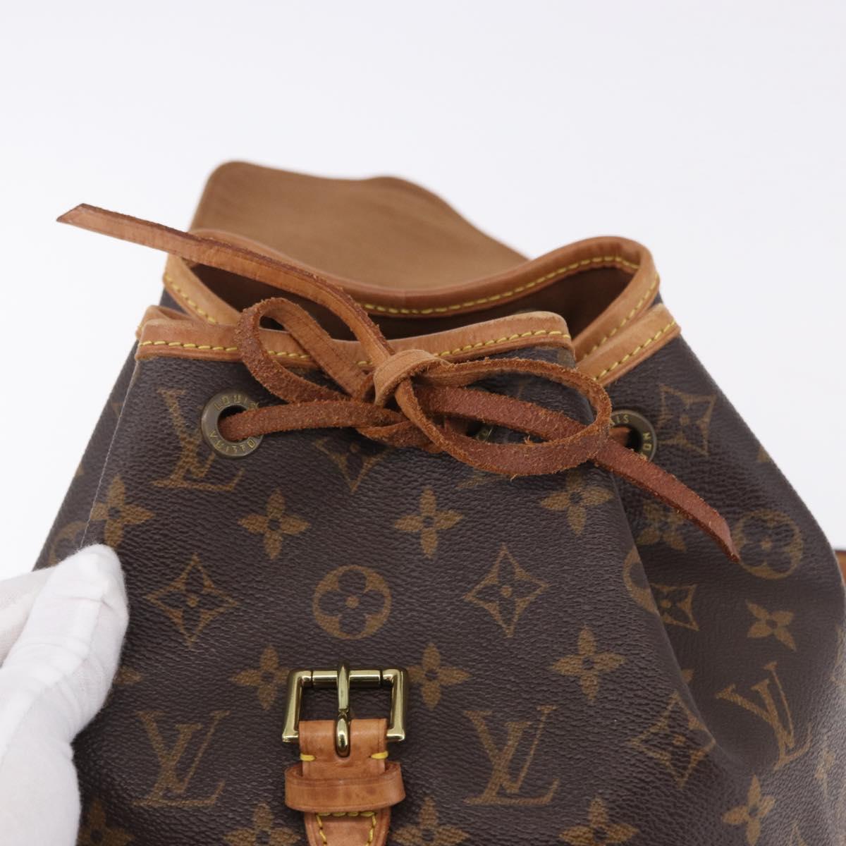 LOUIS VUITTON Monogram Montsouris MM Backpack M51136 LV Auth 194591