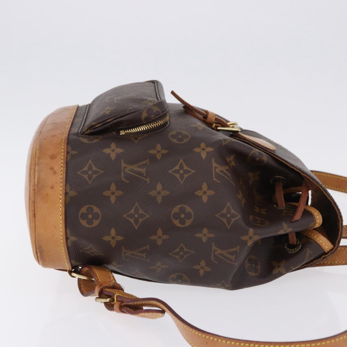 LOUIS VUITTON Monogram Montsouris MM Backpack M51136 LV Auth 194591