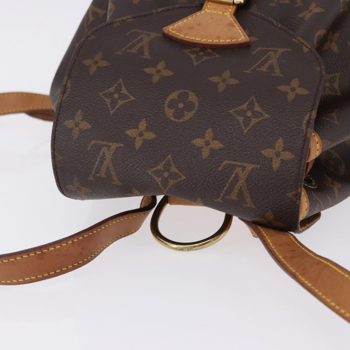LOUIS VUITTON Monogram Montsouris MM Backpack M51136 LV Auth 194591