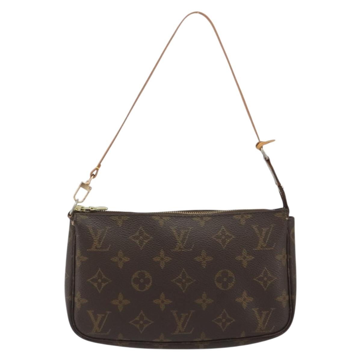 LOUIS VUITTON Monogram Pochette Accessoires Pouch M51980 LV Auth 194598