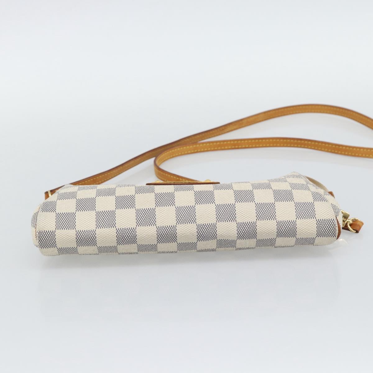 LOUIS VUITTON Damier Azur Eva Shoulder Bag 2way N55214 LV Auth 194601