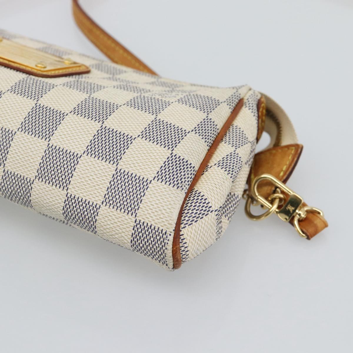 LOUIS VUITTON Damier Azur Eva Shoulder Bag 2way N55214 LV Auth 194601