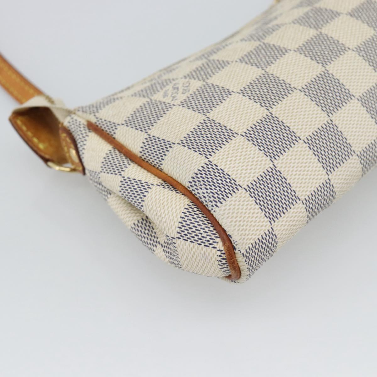 LOUIS VUITTON Damier Azur Eva Shoulder Bag 2way N55214 LV Auth 194601