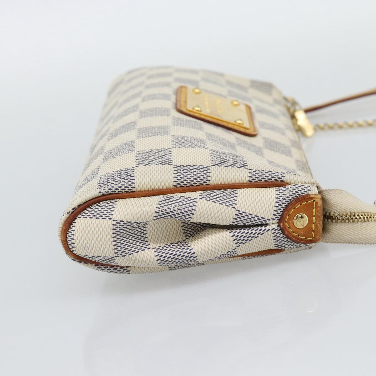 LOUIS VUITTON Damier Azur Eva Shoulder Bag 2way N55214 LV Auth 194601