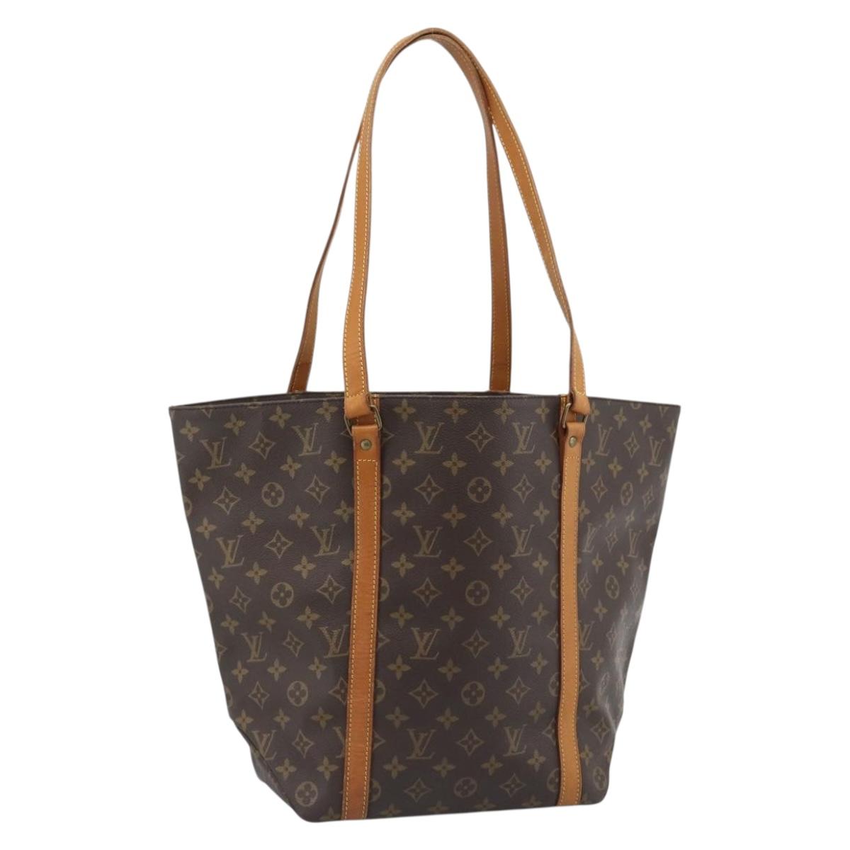 LOUIS VUITTON Monogram Sac Shopping Tote Bag M51108 LV Auth 194604