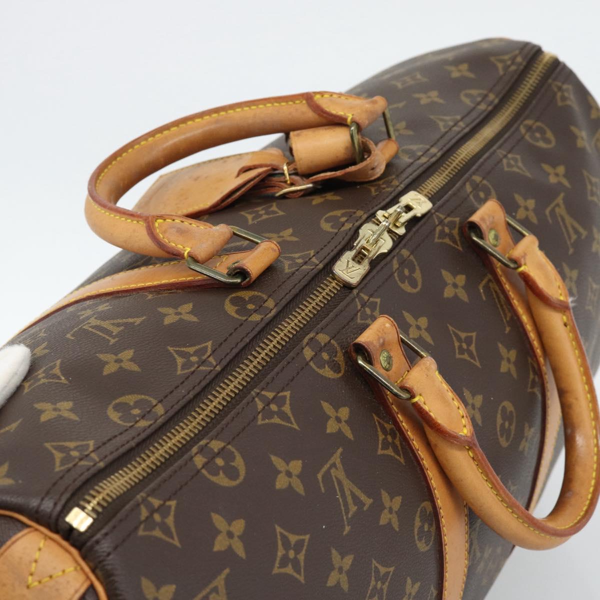 LOUIS VUITTON Monogram Keepall 45 Boston Bag M41428 LV Auth 194605