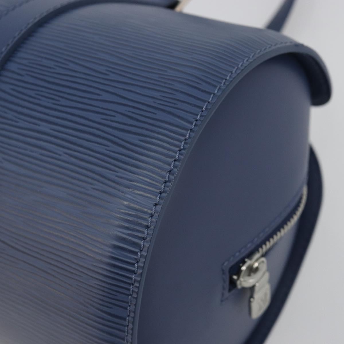 LOUIS VUITTON Epi Soufflot Hand Bag Safir LV Auth 194610SAV