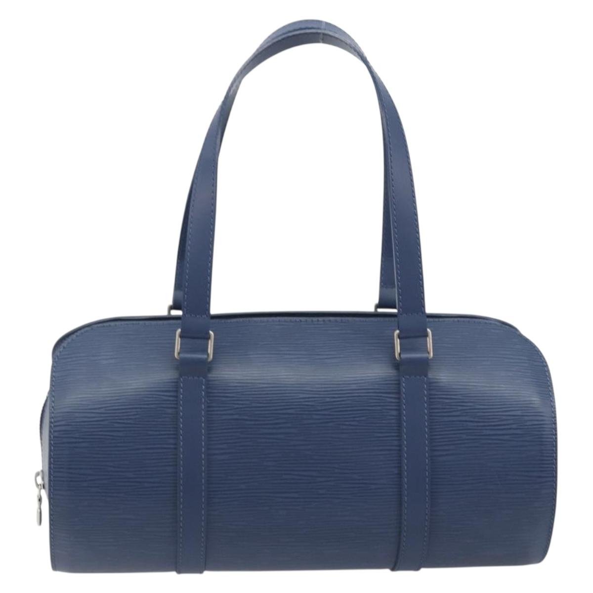 LOUIS VUITTON Epi Soufflot Hand Bag Safir LV Auth 194610SAV
