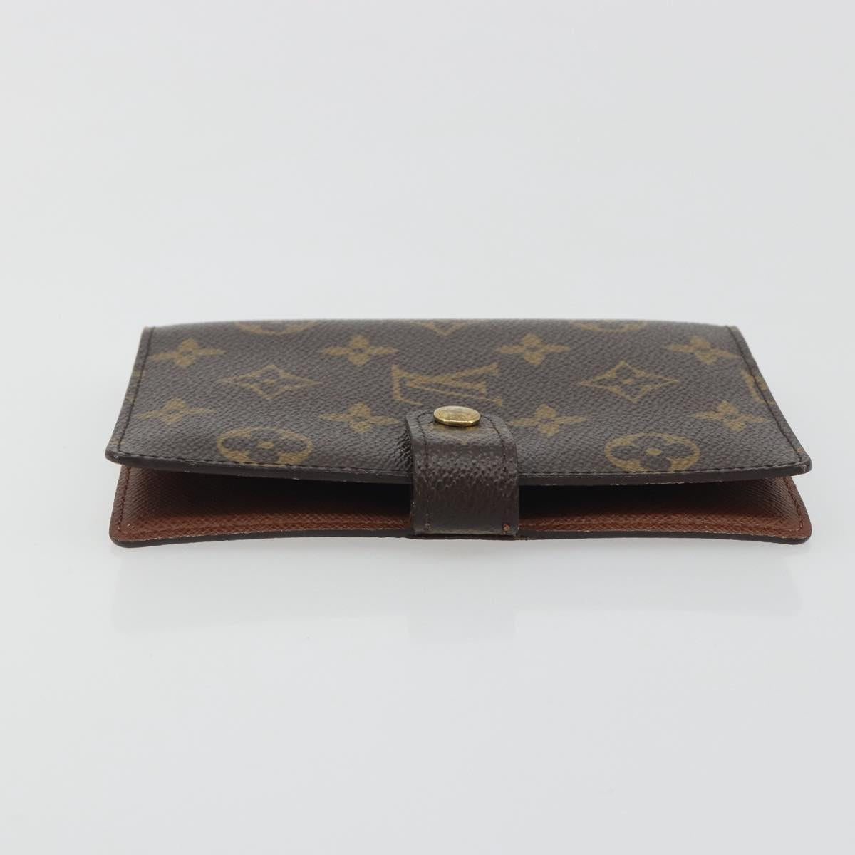 LOUIS VUITTON Monogram Agenda PM Day Planner Cover R20005 LV Auth 194612