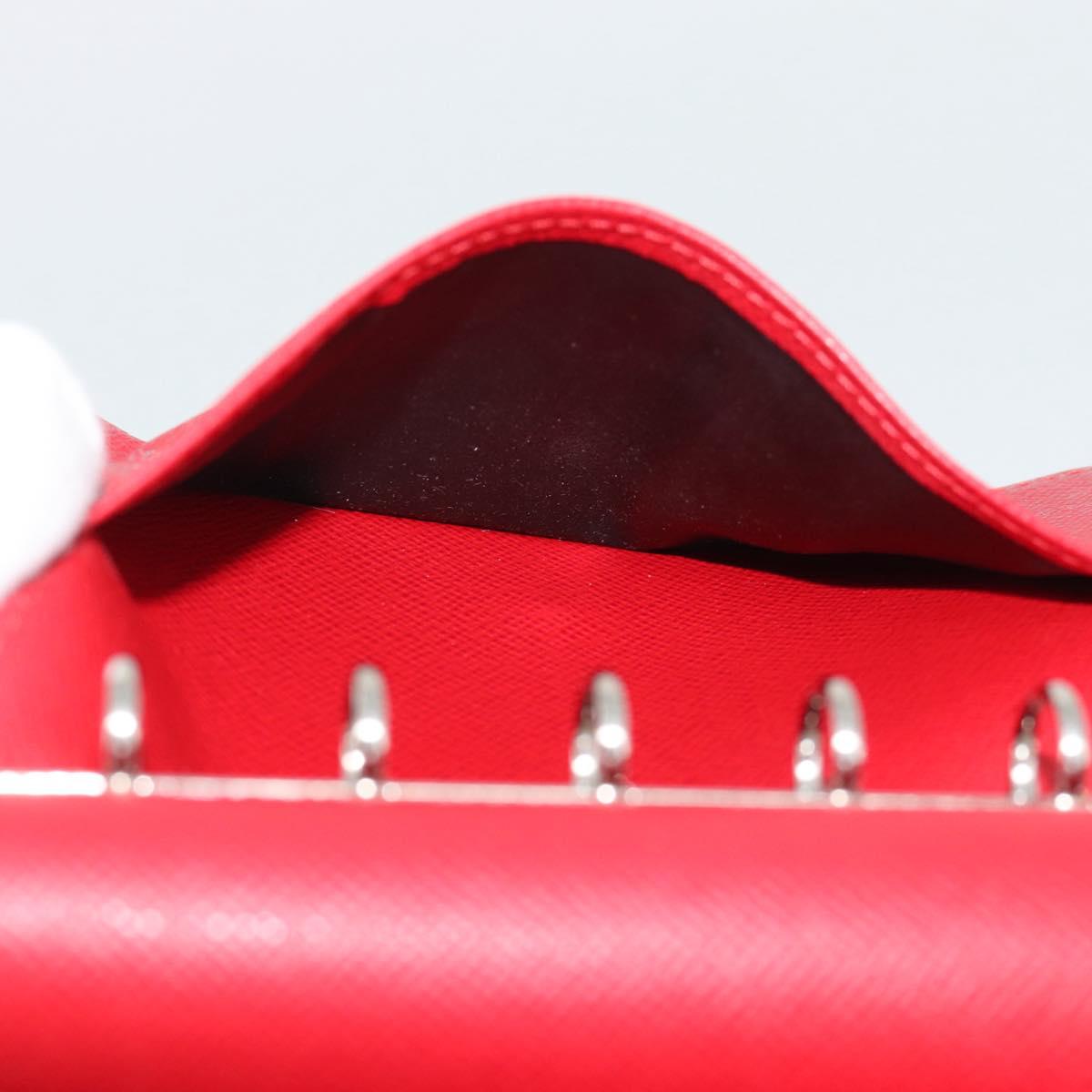 LOUIS VUITTON Epi Agenda PM Day Planner Cover Red R20057 LV Auth 194613