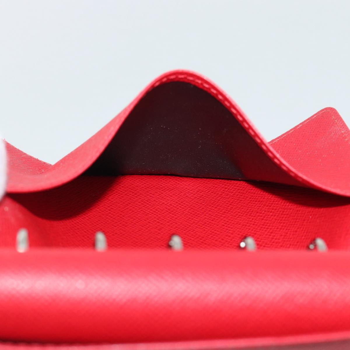 LOUIS VUITTON Epi Agenda PM Day Planner Cover Red R20057 LV Auth 194613