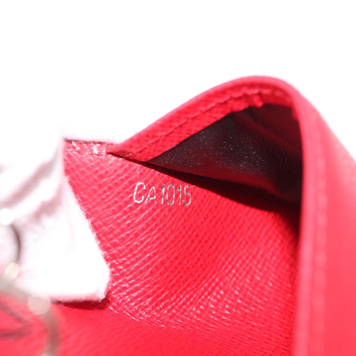 LOUIS VUITTON Epi Agenda PM Day Planner Cover Red R20057 LV Auth 194613