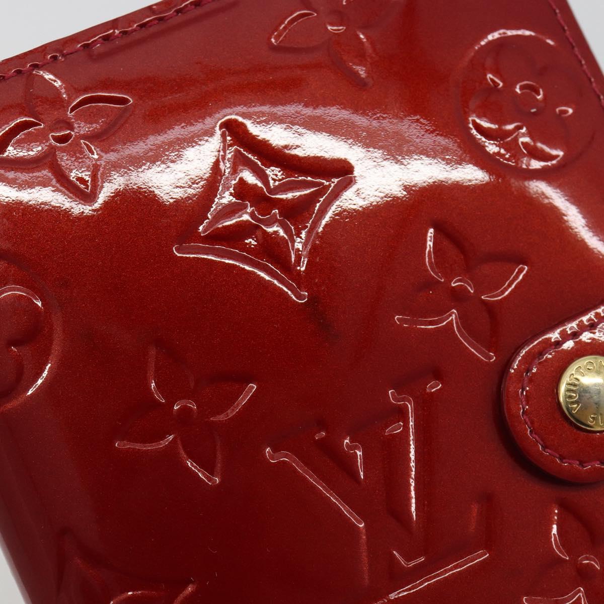 LOUIS VUITTON Vernis Agenda PM Day Planner Cover Pomme Damour R21016 Auth 194614