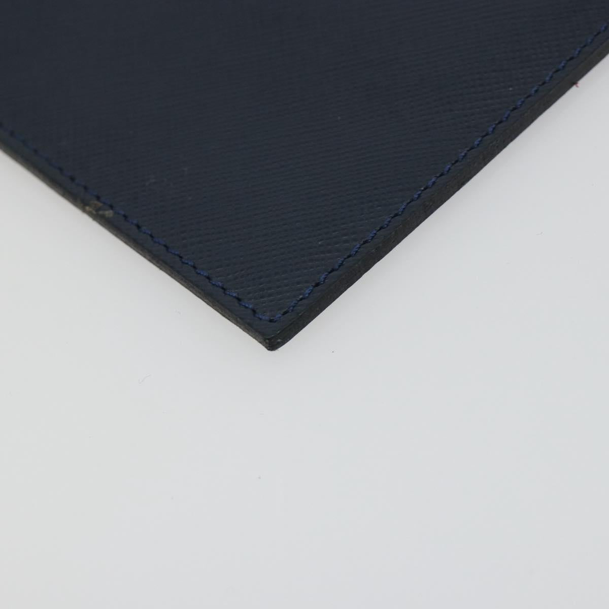 LOUIS VUITTON Taiga Mirror Case Hand Mirror Navy LV Auth 194615