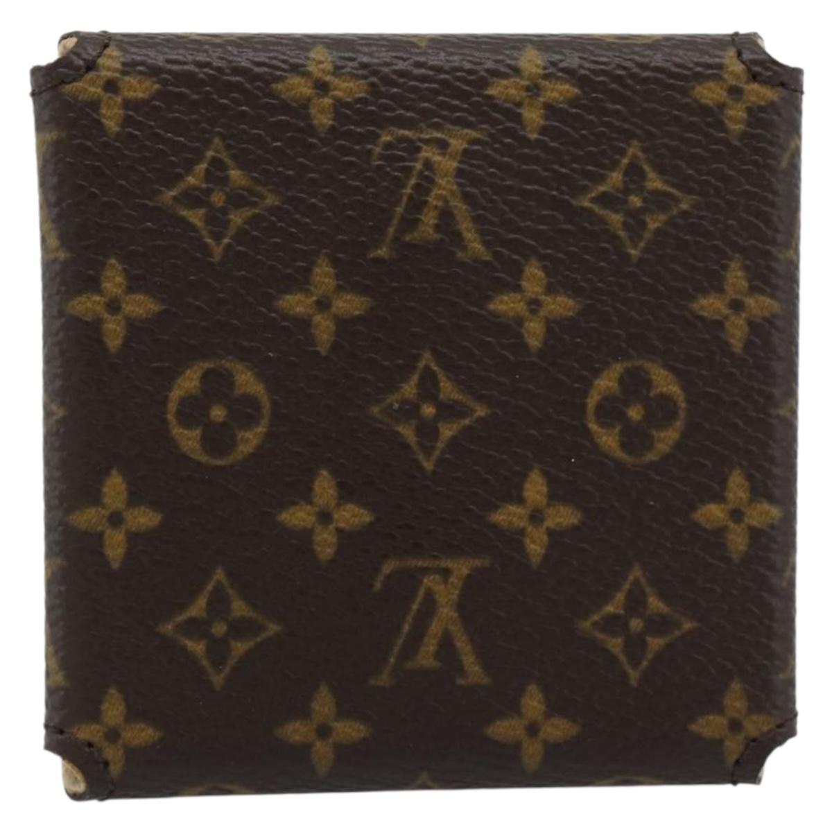 LOUIS VUITTON Monogram Jewelry Case Jewelry Box LV Auth 194617