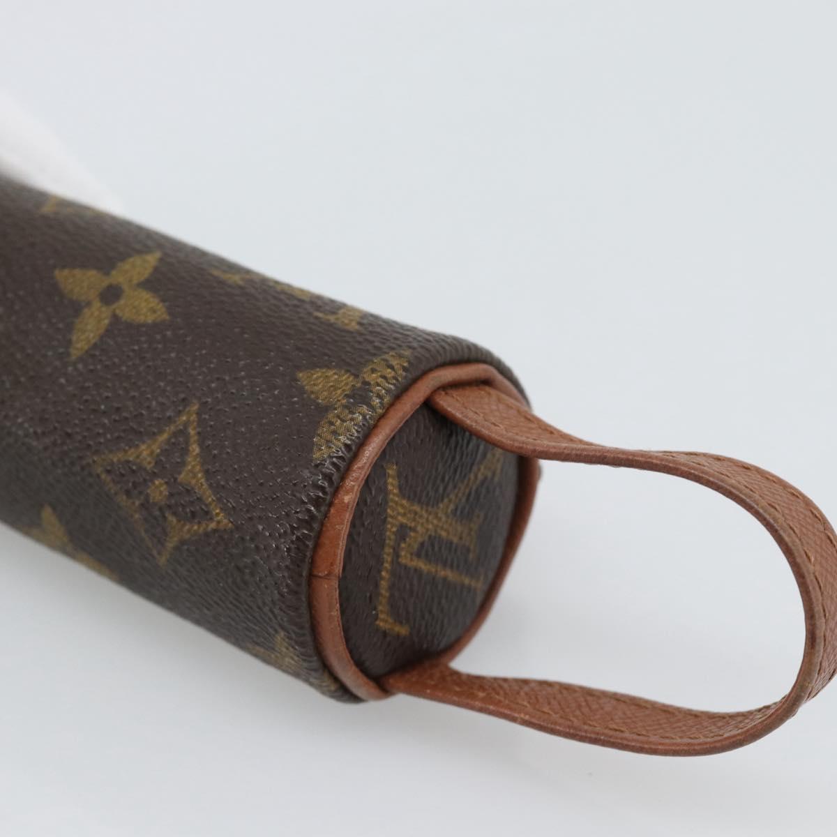 LOUIS VUITTON Monogram Etui 3 Ball de Golf Pouch M58249 LV Auth 194619