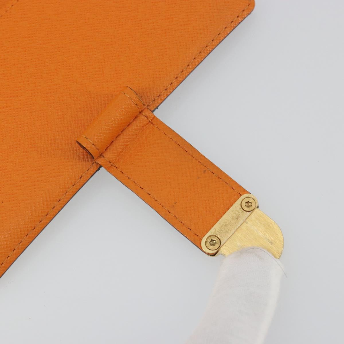 LOUIS VUITTON Monogram Agenda Koala PM Planner Cover Orange R21015 Auth 194629A
