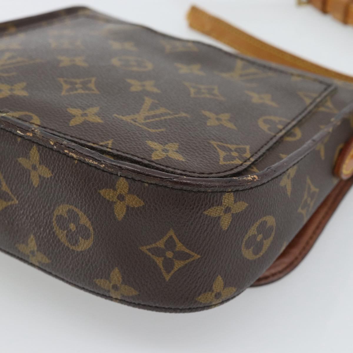 LOUIS VUITTON Monogram Saint Cloud MM Shoulder Bag M51243 LV Auth 194631