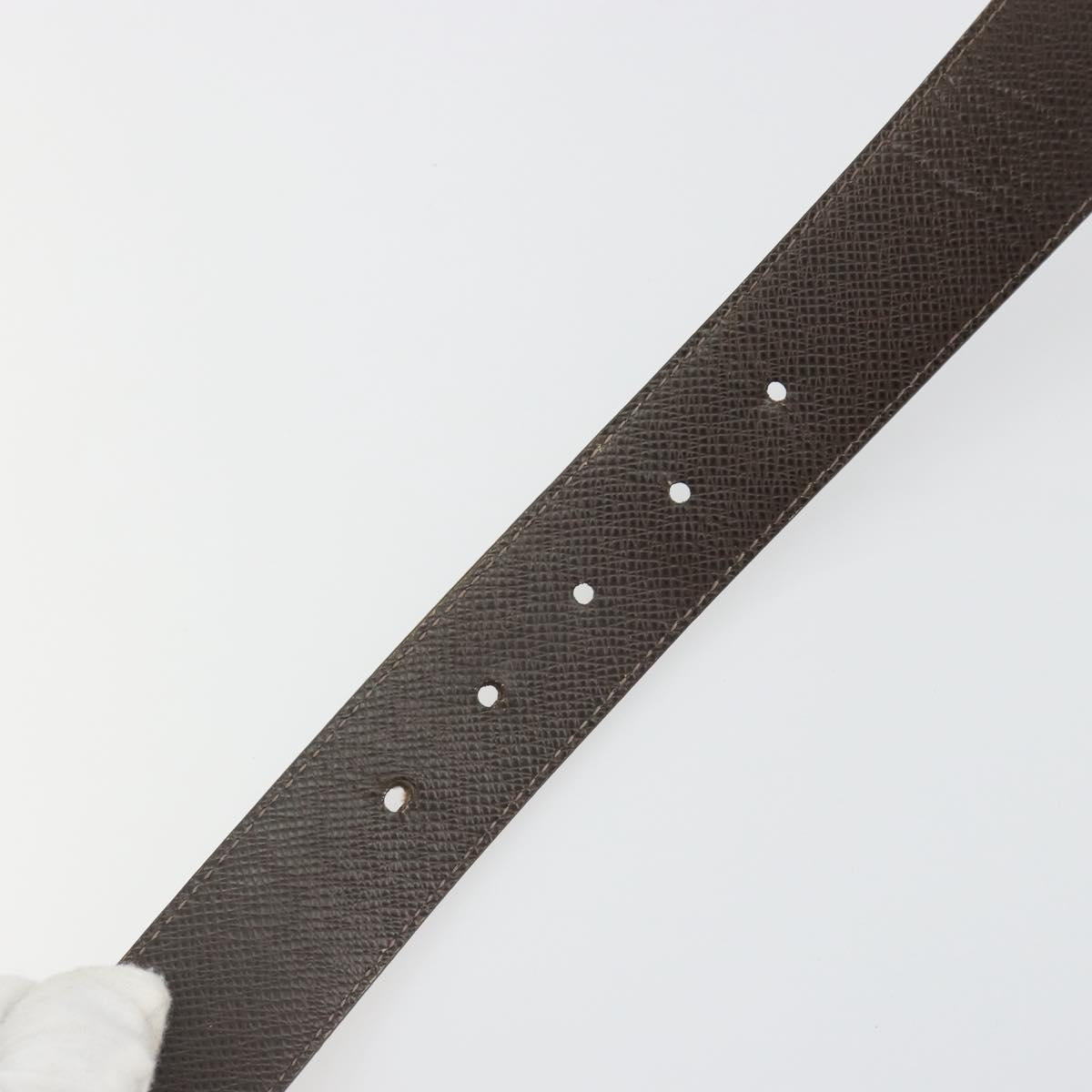 LOUIS VUITTON Damier Ebene Ceinture Anne Van Tours Belt M9677 LV Auth 194632