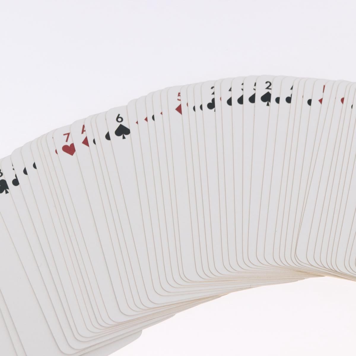LOUIS VUITTON Multicolor Playing Cards Black White LV Auth 194633M