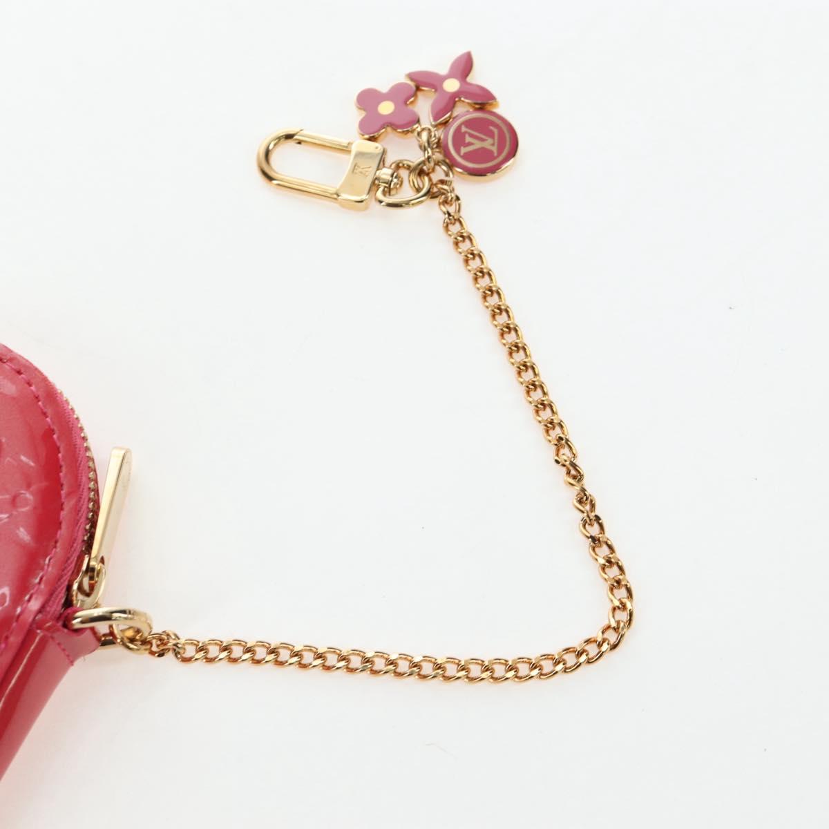 LOUIS VUITTON Vernis Porte Monnaie Coeur Purse Fran Boise M919BF Auth 194634V