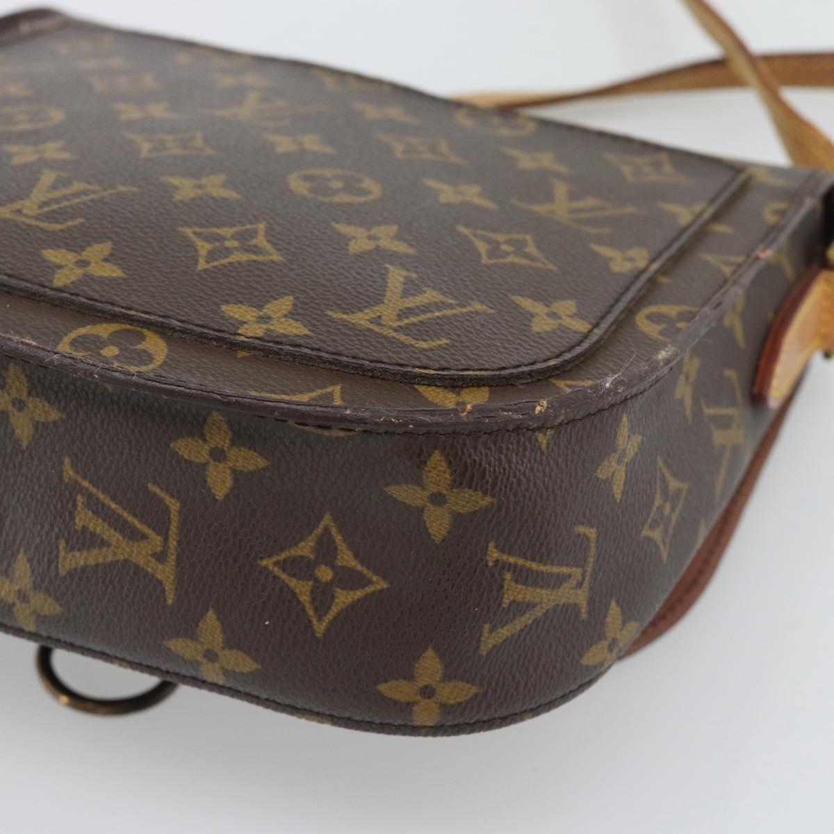 LOUIS VUITTON Monogram Saint Cloud GM Shoulder Bag M51242 LV Auth 194637