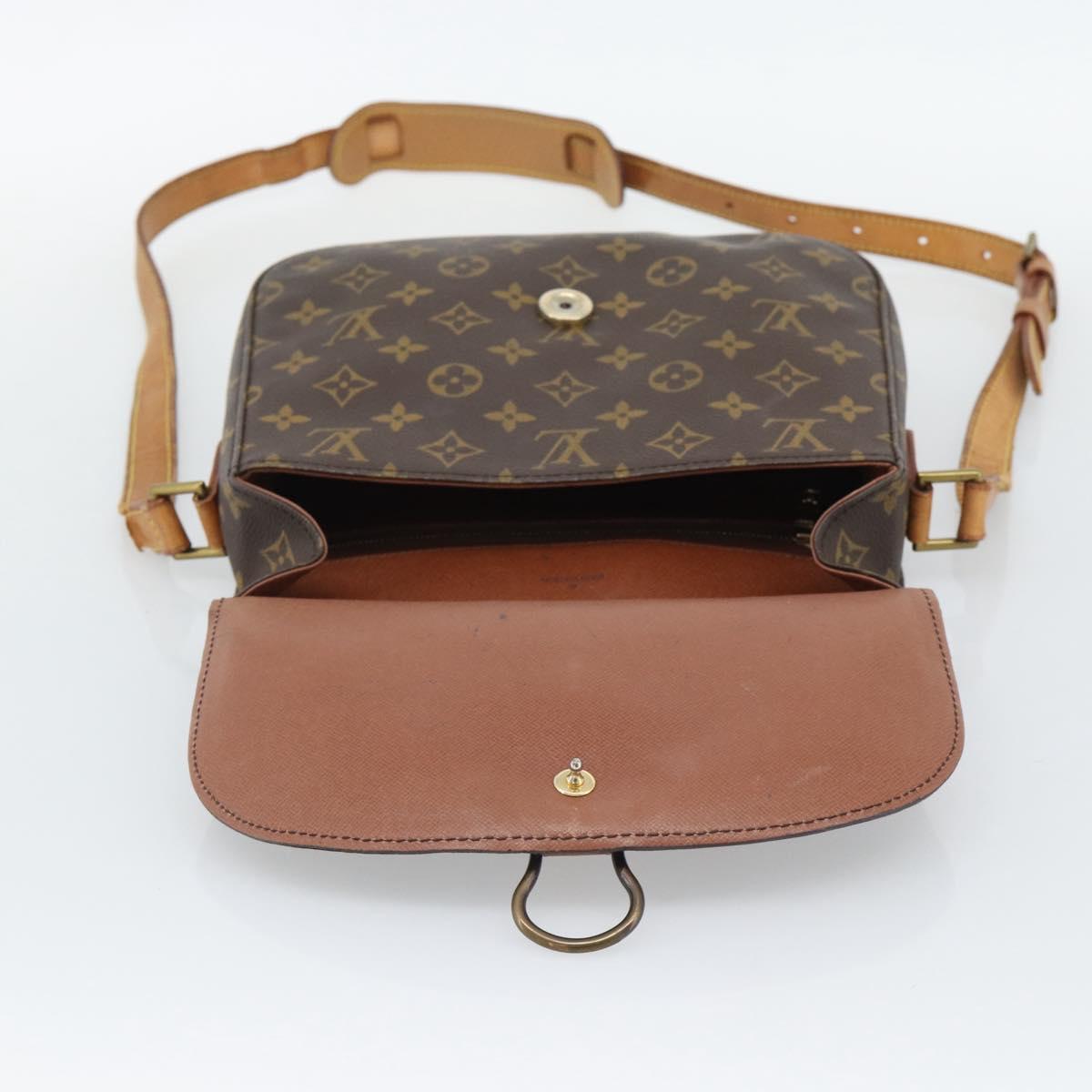 LOUIS VUITTON Monogram Saint Cloud GM Shoulder Bag M51242 LV Auth 194637