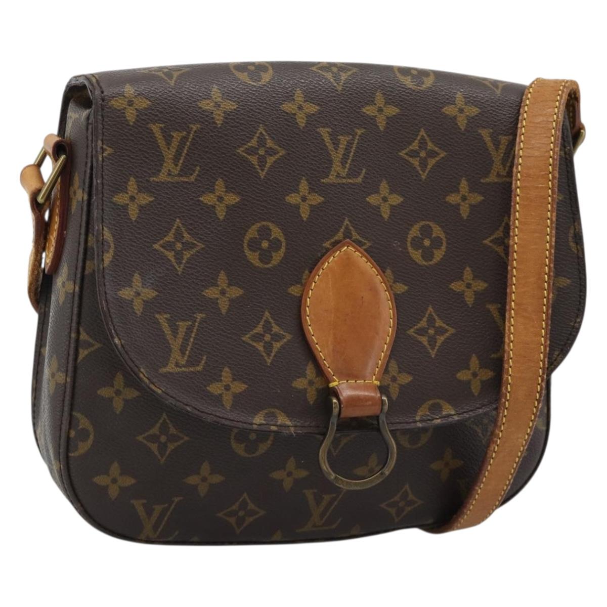 LOUIS VUITTON Monogram Saint Cloud GM Shoulder Bag M51242 LV Auth 194637