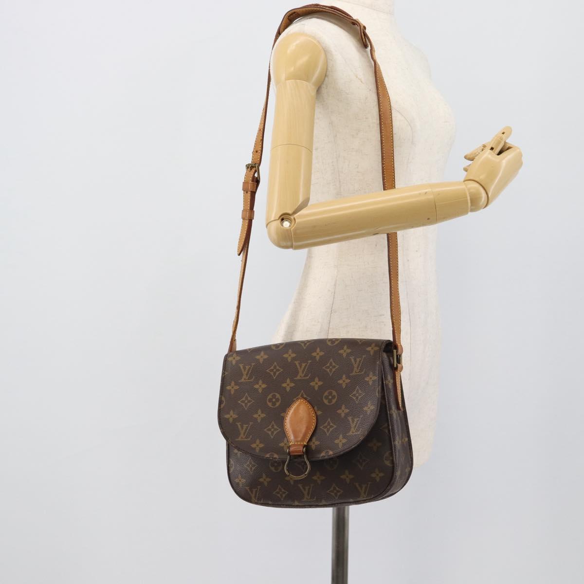 LOUIS VUITTON Monogram Saint Cloud GM Shoulder Bag M51242 LV Auth 194637